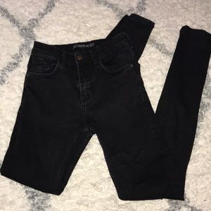 Zara Black High waisted jeans